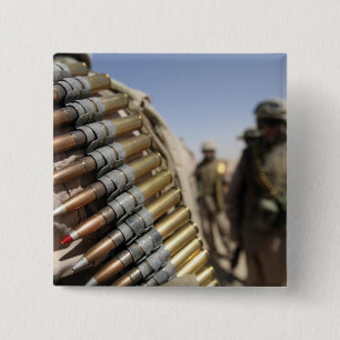 Badge Carré 5 Cm Ceintures de munitions de calibre 50