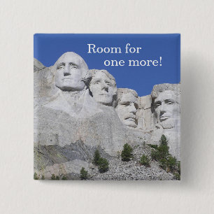 Badge Carré 5 Cm Célébrez l'Amérique 250 et le président Trump #24
