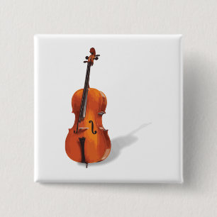 Badge Carré 5 Cm Cello