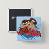 Badge Carré 5 Cm Censé TAZ™ (Devant & derrière)