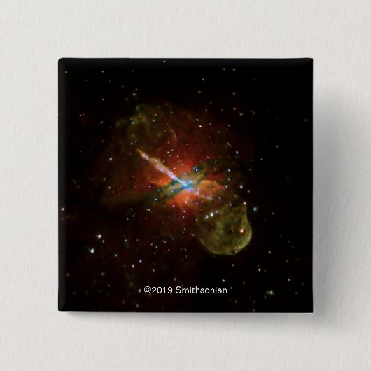 Badge Carré 5 Cm Centaurus A (Devant)