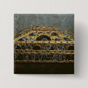 Badge Carré 5 Cm Cercueil d'agate