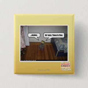 Badge Carré 5 Cm cerveaux