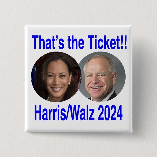 Badge Carré 5 Cm C'est le Billet (Devant)