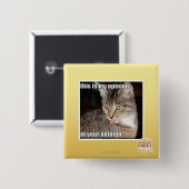 Badge Carré 5 Cm c'est mon avis (Devant & derrière)