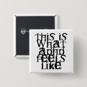 Badge Carré 5 Cm C'est TDAH (Devant & derrière)