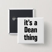 Badge Carré 5 Cm c'est un truc de doyen (Devant & derrière)