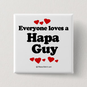 Badge Carré 5 Cm Chacun aime un type de Hapa