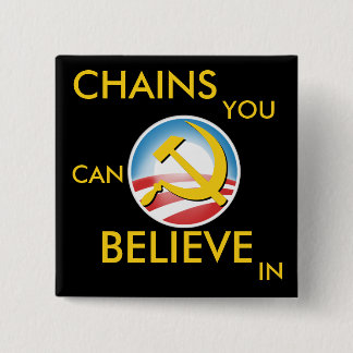 Badge Carré 5 Cm Chaînes que vous pouvez croire dedans
