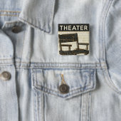 Badge Carré 5 Cm Chair de directeur (En situation)