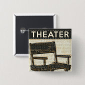 Badge Carré 5 Cm Chair de directeur (Devant & derrière)