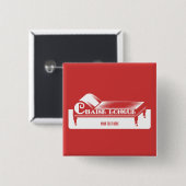 Badge Carré 5 Cm Chaise Longue (Devant & derrière)