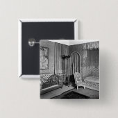 Badge Carré 5 Cm Chambre à coucher appartenant à Jeanne Lanvin (Devant & derrière)