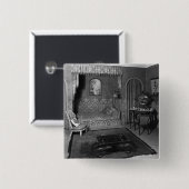 Badge Carré 5 Cm Chambre à coucher appartenant à Jeanne Lanvin (Devant & derrière)