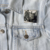 Badge Carré 5 Cm Chambre pour Edwin longtemps (En situation)