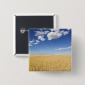 Badge Carré 5 Cm Champ de blé (Devant & derrière)
