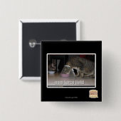 Badge Carré 5 Cm champ de force de nom (Devant & derrière)