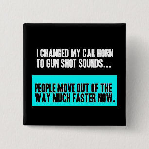 BADGE CARRÉ 5 CM CHANGÉ SON DE LA CORDE DE VOITURE POUR LE FEU D'A