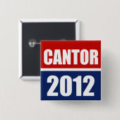 BADGE CARRÉ 5 CM CHANTRE 2012 D'ÉRIC (Devant & derrière)