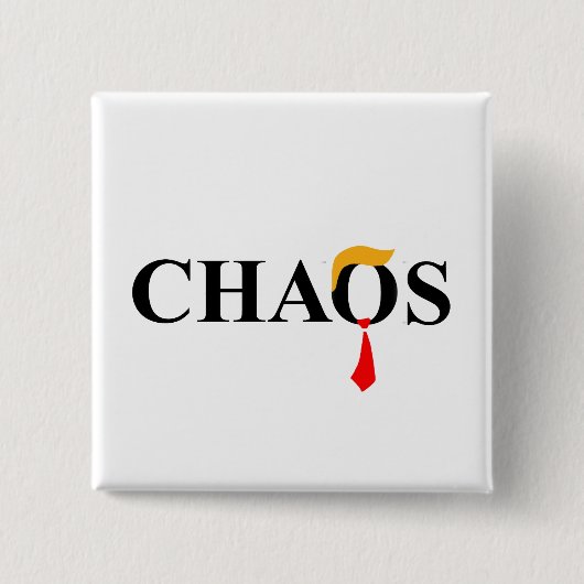 Badge Carré 5 Cm Chaos (Devant)