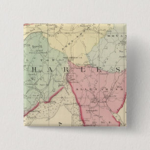 Badge Carré 5 Cm Charles