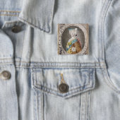 Badge Carré 5 Cm Charles Edouard Stuart (En situation)