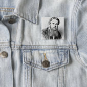 Badge Carré 5 Cm Chasse à William Holman (En situation)
