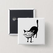 Badge Carré 5 Cm Chat à grains (Devant & derrière)