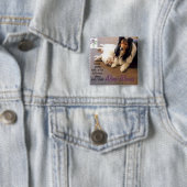 Badge Carré 5 Cm Chat et chien (En situation)