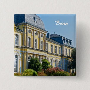 Badge Carré 5 Cm Château de Poppelsdorf