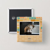 Badge Carré 5 Cm Chats de Lol avec USB (Devant & derrière)