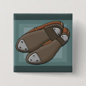 Badge Carré 5 Cm Chaussures Tap (Devant)