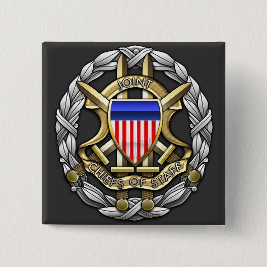 Badge Carré 5 Cm Chefs d'état-major interarmées (Devant)