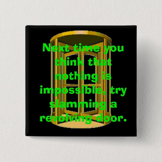 Badge Carré 5 Cm Chelem de la porte tambour (Devant)