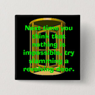 Badge Carré 5 Cm Chelem de la porte tambour