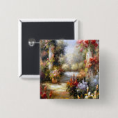 Badge Carré 5 Cm Chemin de la mémoire I (Devant & derrière)