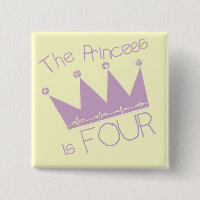 Chemises Princess Crown 4th Birthday