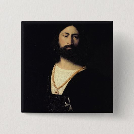 Badge Carré 5 Cm Chevalier de l'ordre de Malte (Devant)