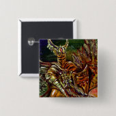 BADGE CARRÉ 5 CM CHEVALIER SOMBRE (Devant & derrière)