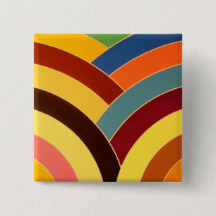 Badge Carré 5 Cm chevron chic et design