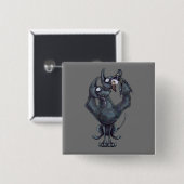 Badge Carré 5 Cm Chew Toy (Devant & derrière)