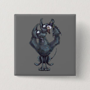 Badge Carré 5 Cm Chew Toy