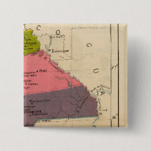 Badge Carré 5 Cm Chiapas, Mexique 2