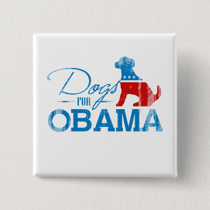 Badge Carré 5 Cm Chiens pour Obama - Vintage.png