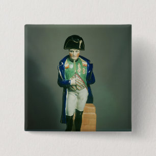 Badge Carré 5 Cm Chiffre du Staffordshire de Napoleon Bonaparte