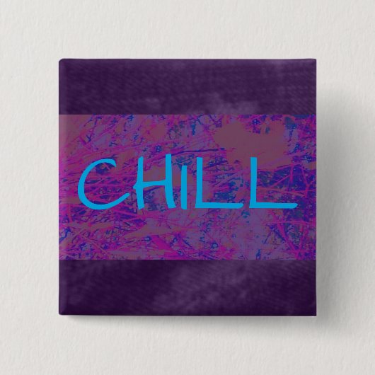 BADGE CARRÉ 5 CM CHILL PURPLE RÊVE (Devant)