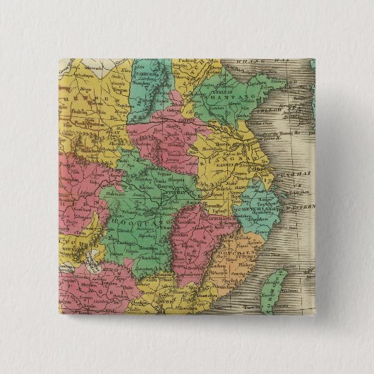 Badge Carré 5 Cm Chine 14 (Devant)