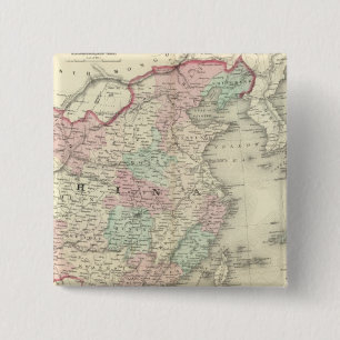 Badge Carré 5 Cm Chine et Japon 2