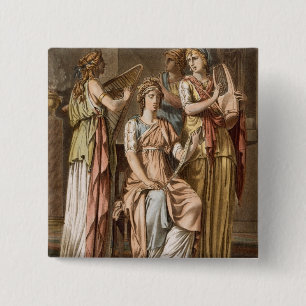 Badge Carré 5 Cm Choeur des femmes israélites, costumes pour