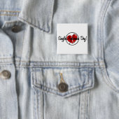 Badge Carré 5 Cm Choisit le jour de conscience (En situation)